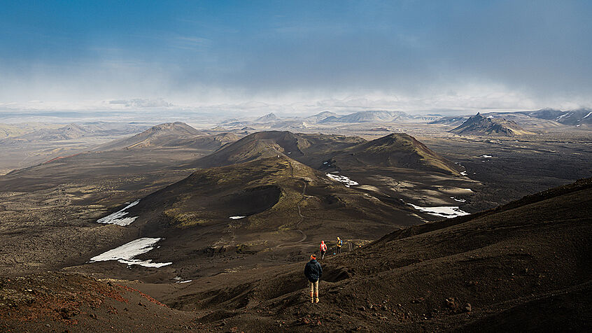 Blick von der Hekla, einem der aktivsten Vulkane Islands (C) Lina Rummler