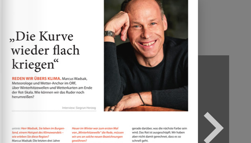 Marcus Wadsak im Alumni-Magazin der Universität Wien