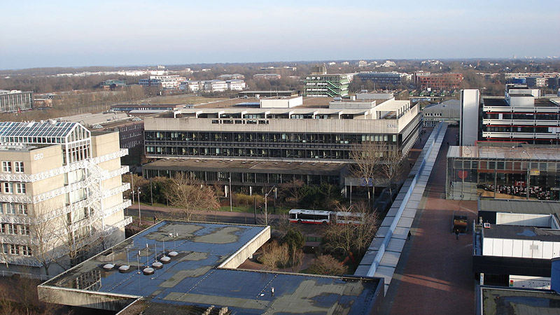 Campus of the Universität Bremen, Germany. Photo: Kai Bojens / Patrick Meiß on Wikimedia Commons, CC 3.0